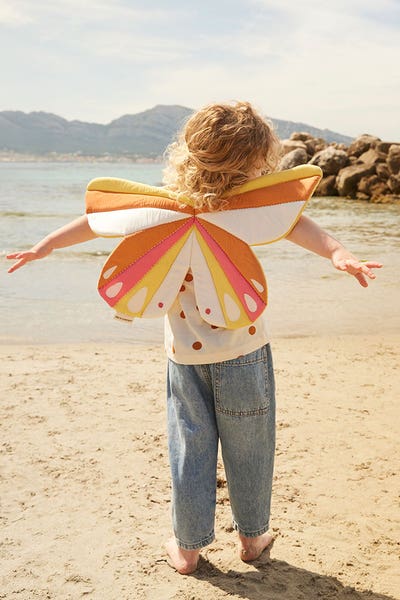 Fjäril rosa DRESS-UP