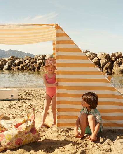 Strandtält gul