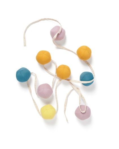 Girlang pompoms lila multi