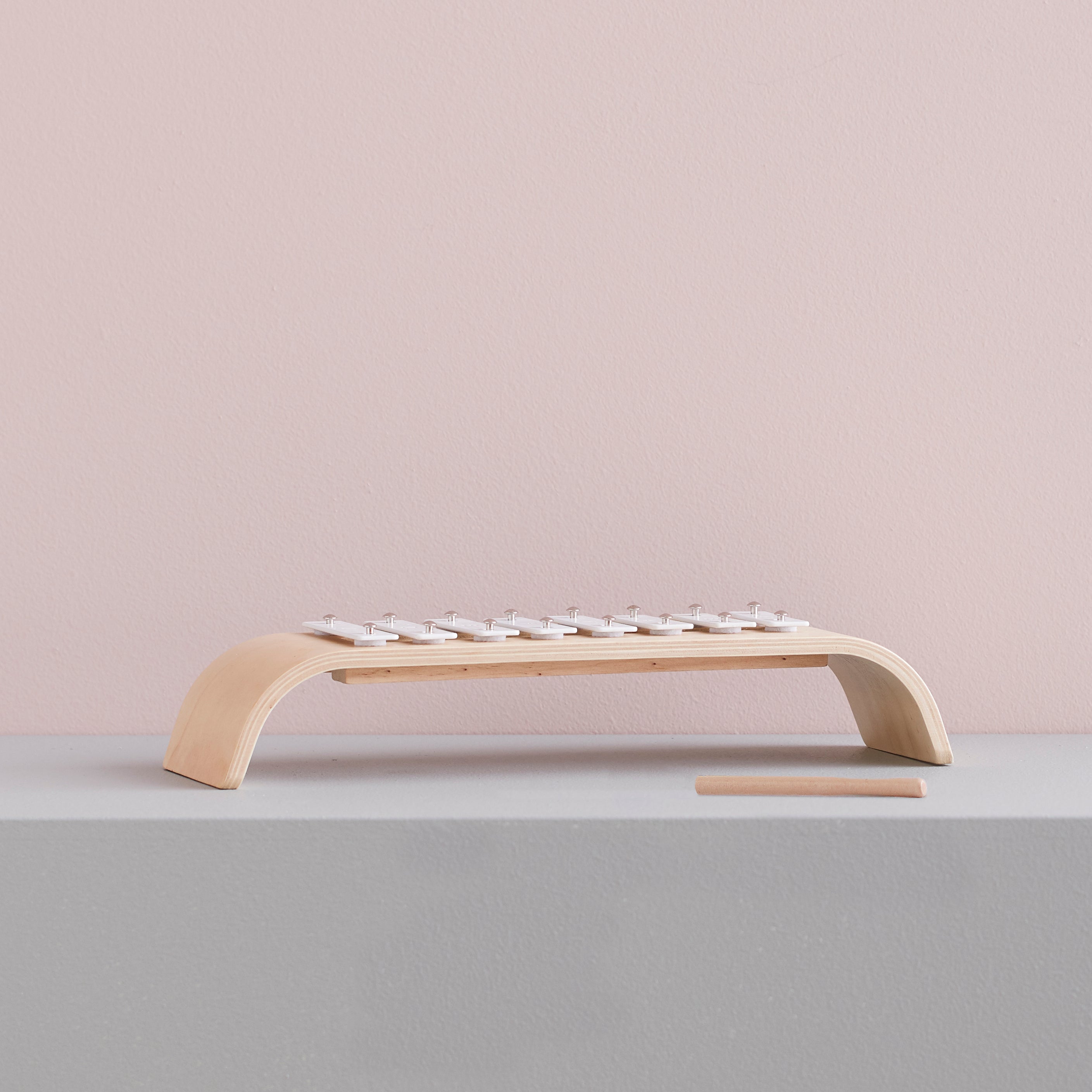 Xylofon plywood vit