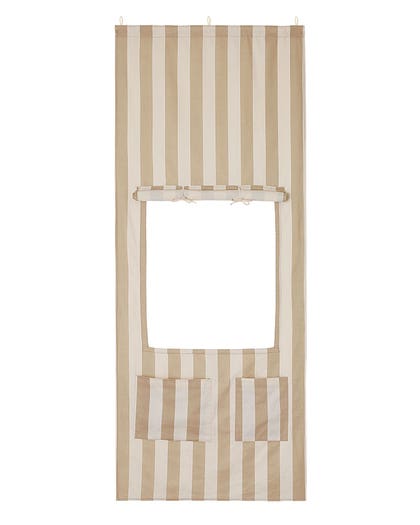 Kiosk dörr rand beige